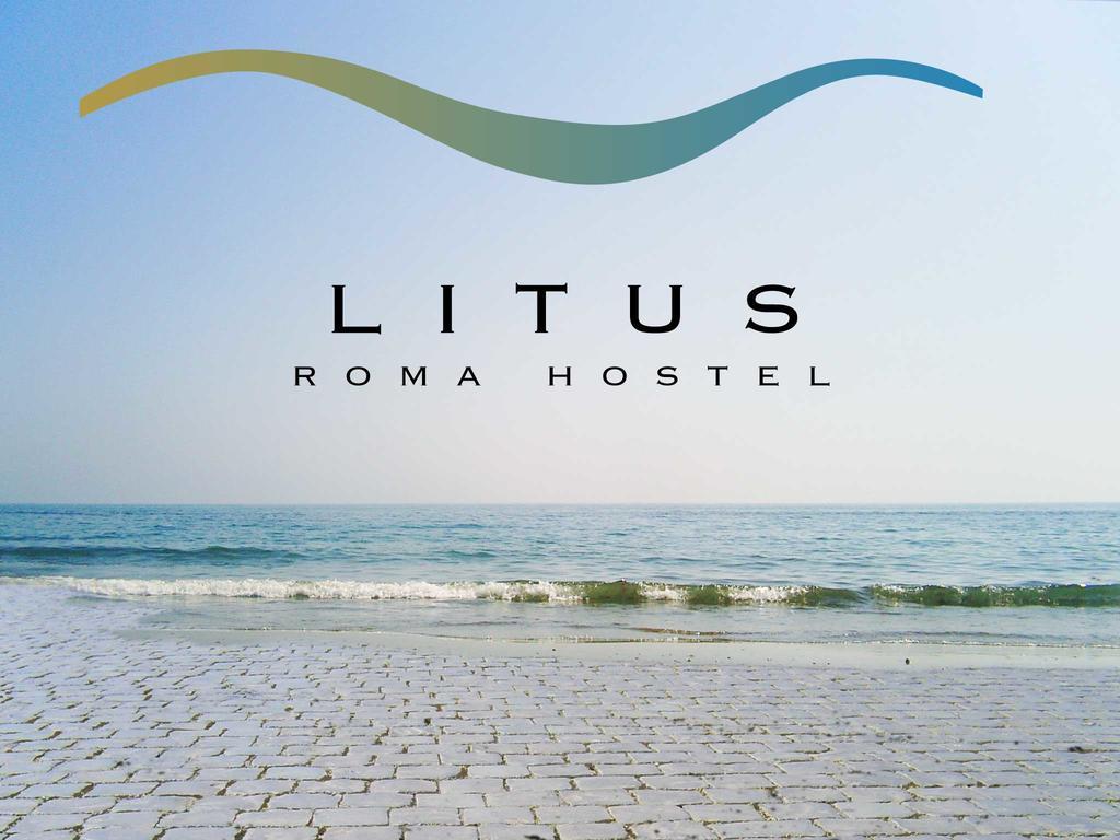 Litus Roma Hostel Λίντο ντι Όστια Εξωτερικό φωτογραφία Litus Roma Hostel Logo